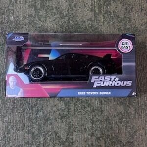 Jada Toys Fast‎ Furious 1995 Toyota Supra Diecast Car Black 132 Scale 24075